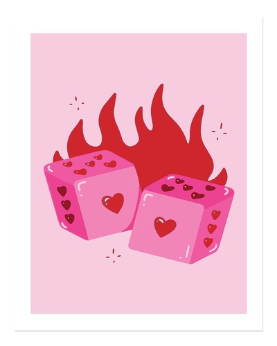 Verspielte rosa